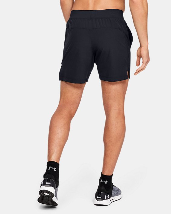 Men's UA Speedpocket Linerless 7'' Shorts in Black image number 1